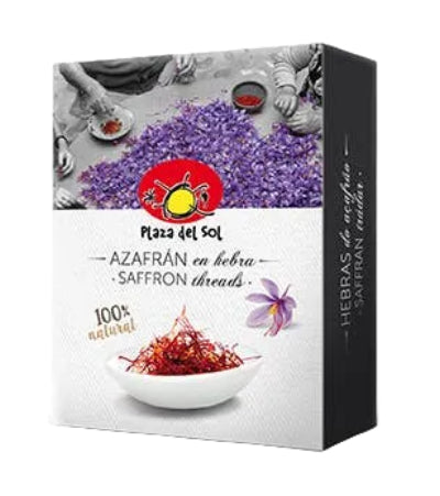 Șofran Spaniol Măcinat Plaza del Sol, 4 plicuri x 60mg (240mg)