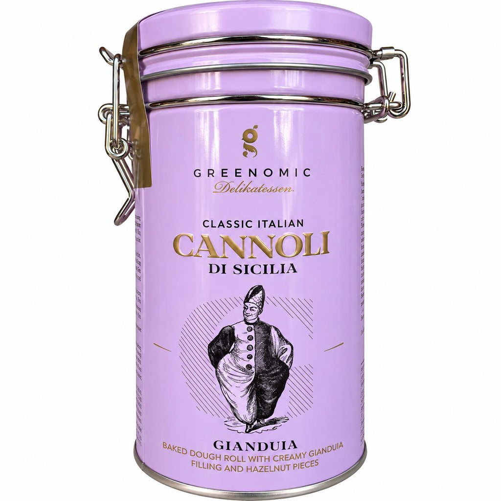 Rulouri de patiserie siciliene cu cremă de ciocolată și alune de pădure, 200g  Greenomic Delikatessen