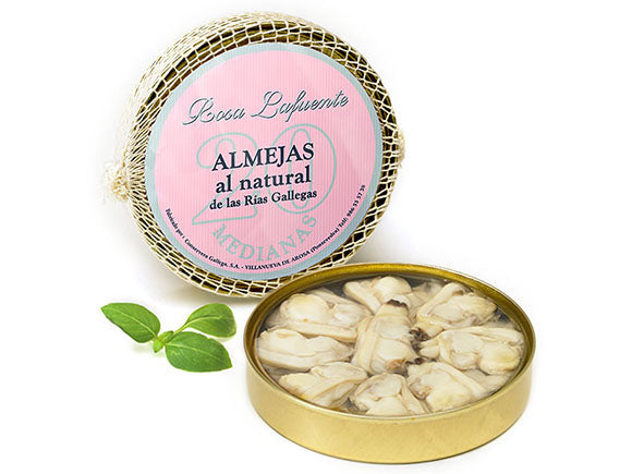 Scoici în stare naturală din Rías Galiciane, 20 bucati medii, 115g Rosa Lafuente