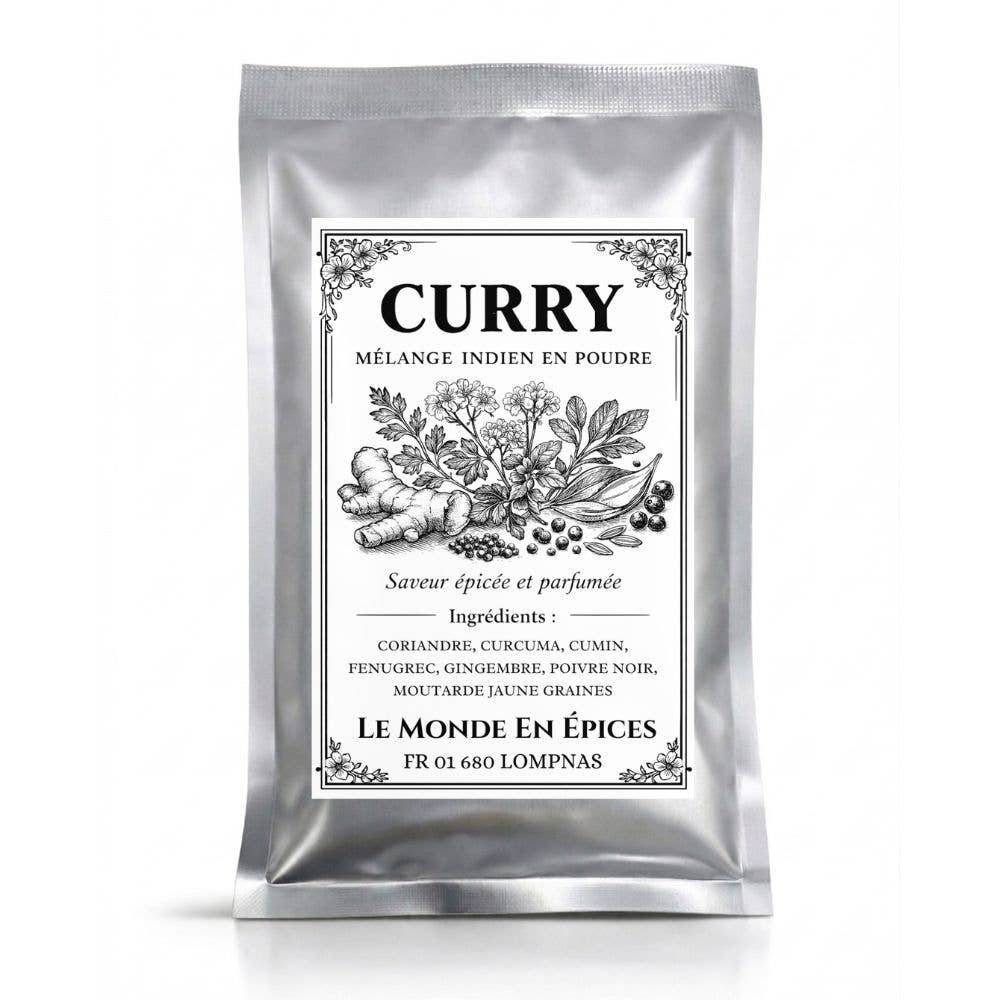 Pudră de curry ușoară, 35g Tradition Nature