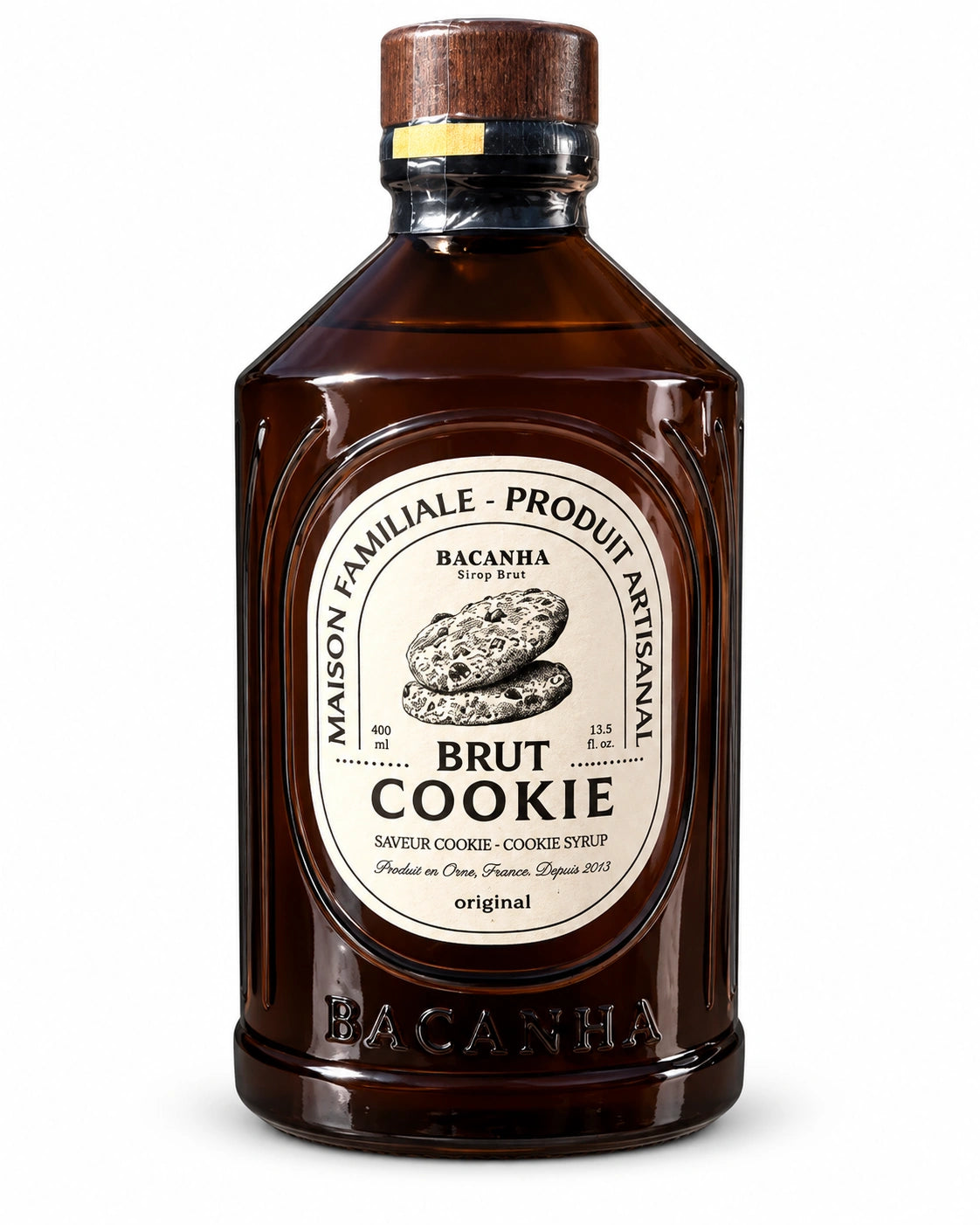 Sirop cu aroma naturala de biscuiti - Organic, 400ml Bacanha