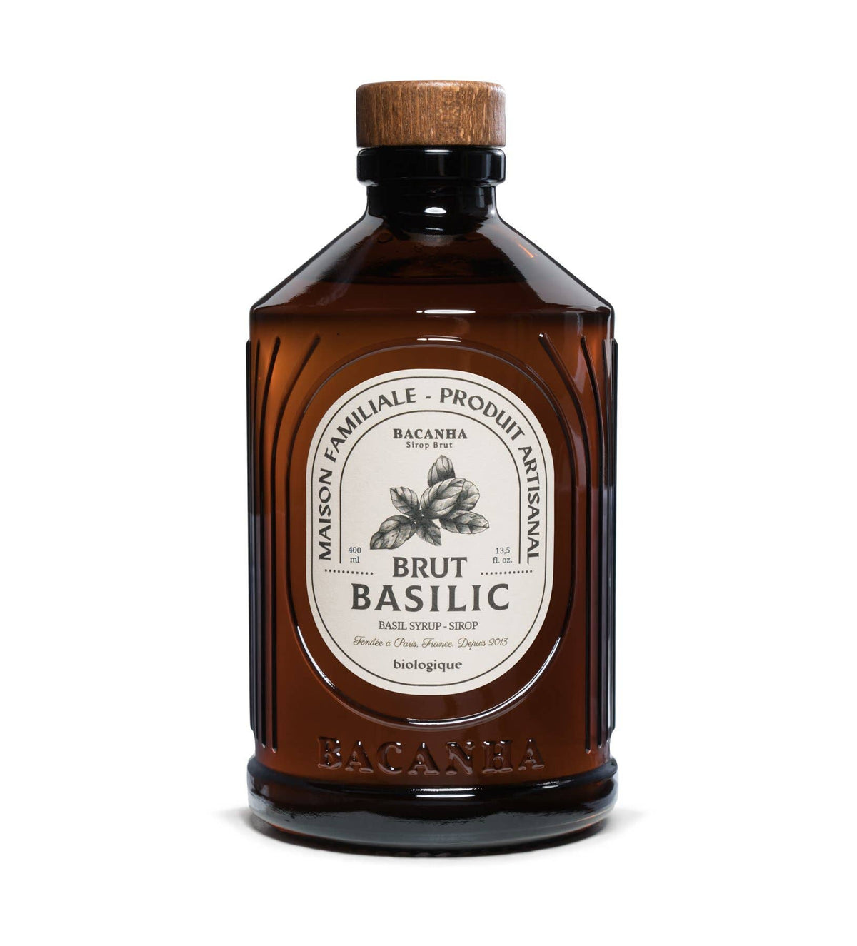 Sirop de busuioc crud - Organic, 400ml BACANHA