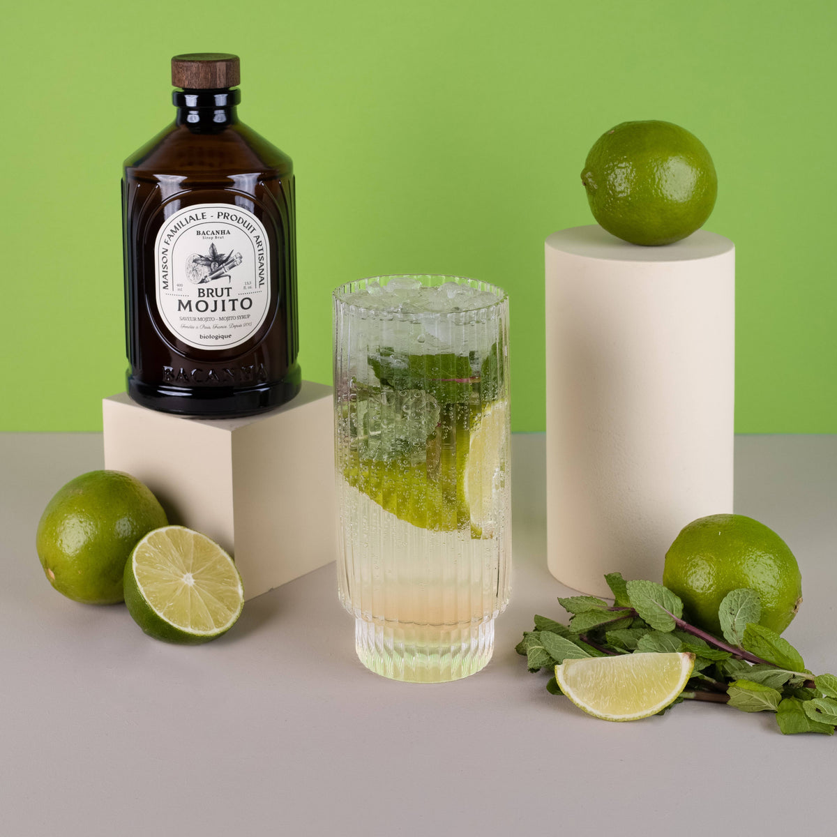 Sirop de Mojito crud - Organic, 400ml BACANHA