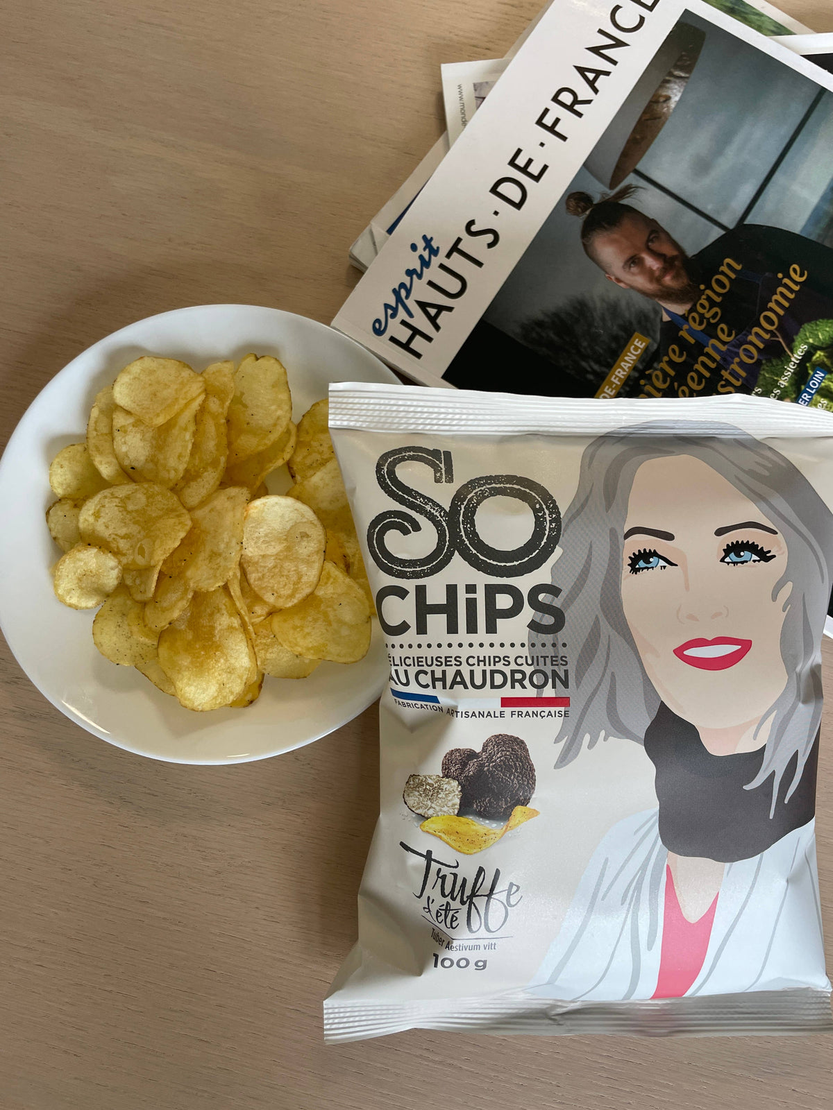 Chipsuri artizanale cu trufe de vară 100g So Chips