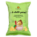 Chipsuri de cartofi cu aromă de chili și lime A-chili-púm!, 115g Plaza del Sol