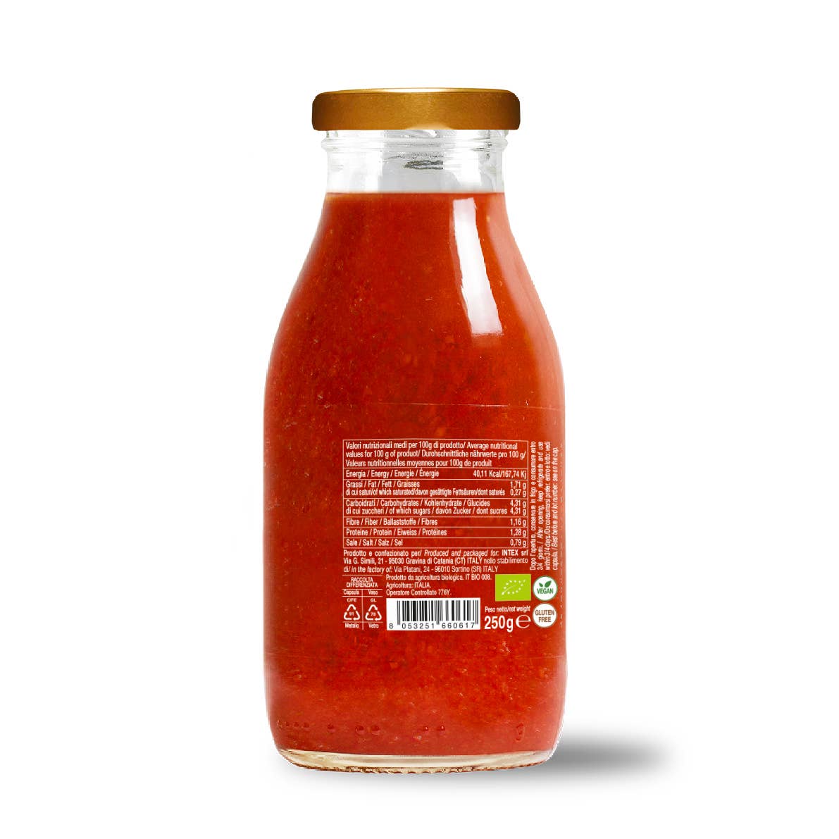 Sos de roșii cherry bio, în stil mediteranean, gata preparat, 250gr  Convivia