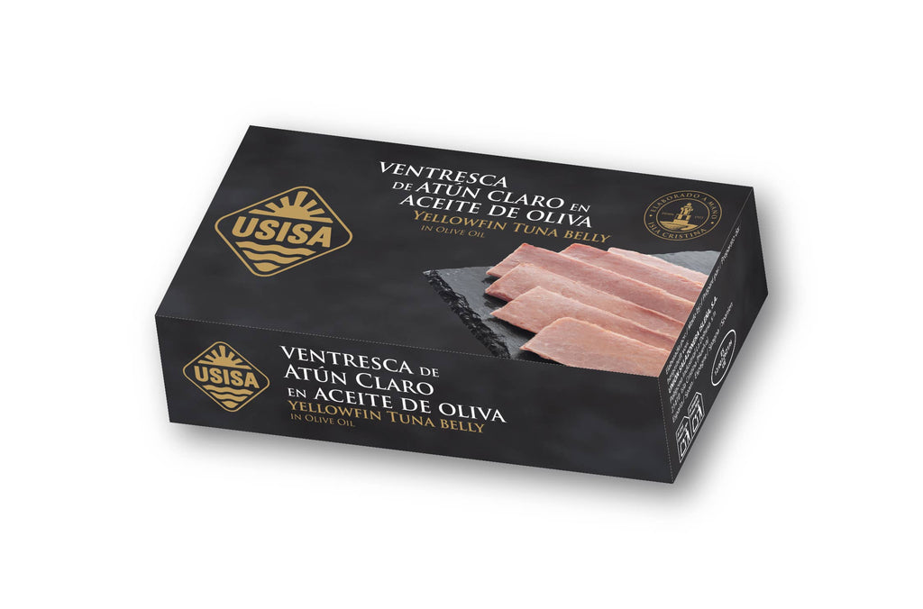 Fileuri de burtă de ton galben, 120 g USISA