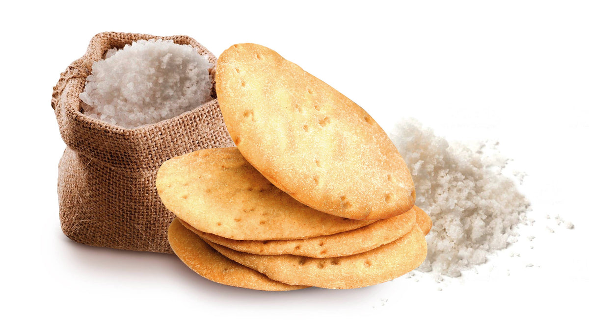 Crackers Vegani Artizanali Lady Joseph cu Sare de Mare din Bretania și Ulei de Măsline, 100g