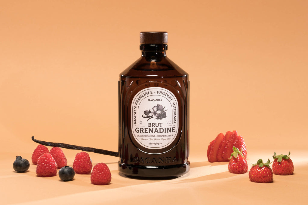 Sirop de Grenadină Crud - Organic, 400ml BACANHA