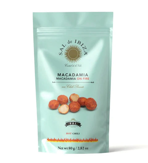 Nuci Macadamia Premium SAL de IBIZA Macadamia Hot Chili, 80g