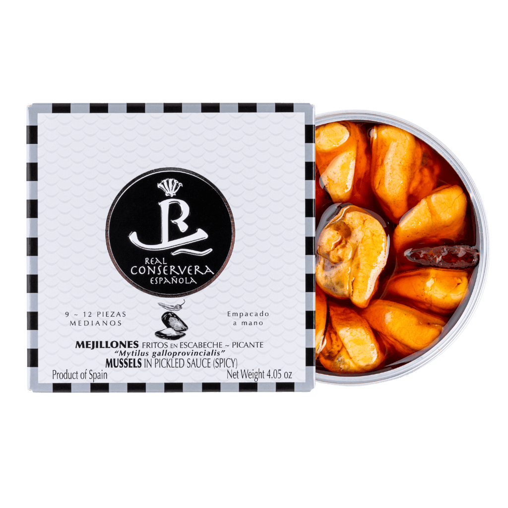 Midii picante murate 115 g - Real Conservera, Spania