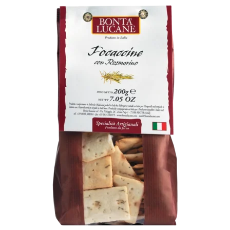 Biscuiți Crackers cu Rozmarin Bontà Lucane 200g